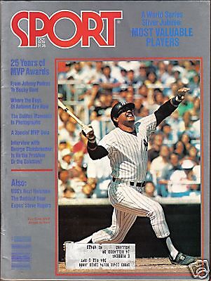 1979 Sport Magazine Reggie Jackson New York Yankees  