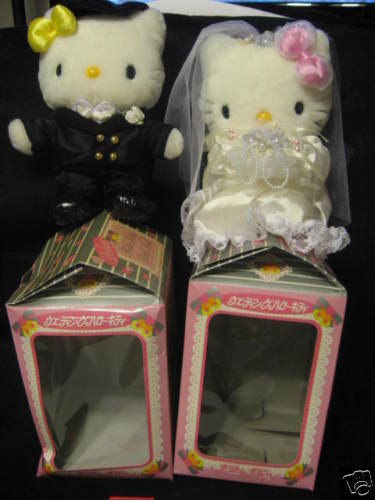 wow***BOXED WEDDING KITTY AND DANIEL from Japan ship free  