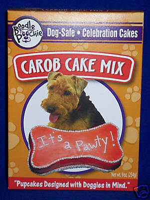 DOG Birthday Cake Mix CAROB Flavor Treats or Muffins  