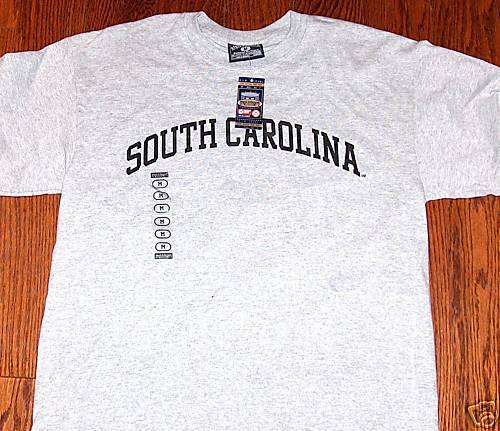 UNIVERSITY OF SOUTH CAROLINA GAMECOCK S/ SLEEVE T SHIRT  