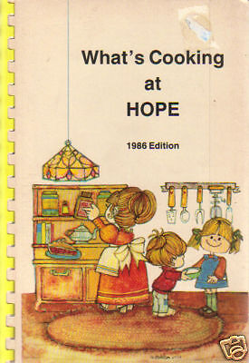   PA 1986 RARE COOK BOOK *WHATS COOKING AT *HOPE PRESBYTERIAN CHURCH