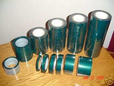 GREEN POWDER COATING TAPE HIGH TEMP 3/4 x 72 yds  