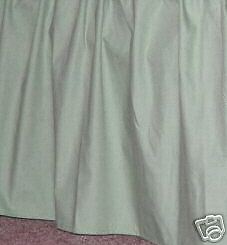 18  FULL BEDSKIRT OR DUST RUFFLE GREEN OR SAGE  