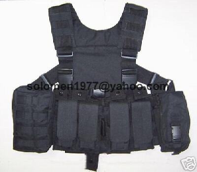 New Delta Force Tactical Vest Black MK2    Airsoft game  