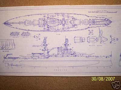 USS OKLAHOMA BB 37 ship boat model boat plan  