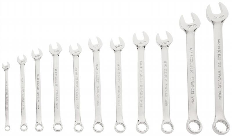 KLEIN TOOLS 68502 Metric Combination Wrench Set  