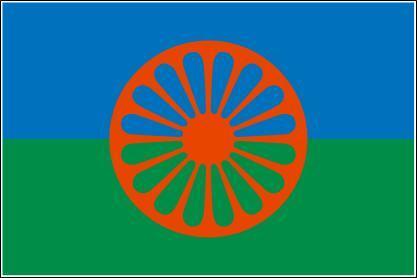 Sinti und Roma Fahne Flagge Flaggen Zigeuner Neuware  
