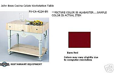 John Boos Calais Work Table PV CA 4224 BN FREE SHIP  