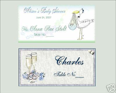 Wedding Bridal Shower Party Favors Place Seating Cards  