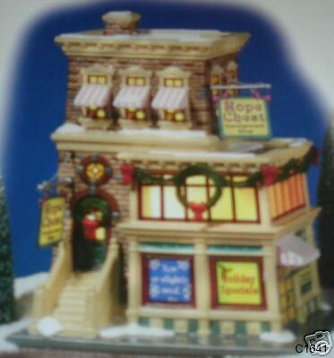 Dept 56 Snow Village HOPE CHEST CONSIGNMENT SHOP nib  