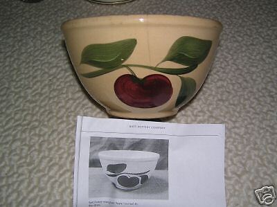 Watt Pottery Mixing Bowl AdvertisingEvansville, MINN  