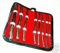 Hegar 8 Dilators Set   Urethral Sounds OB/Gyne Surgical  