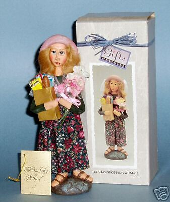 Tuesday Shopping Woman House of Lloyd Dollies   NIB  