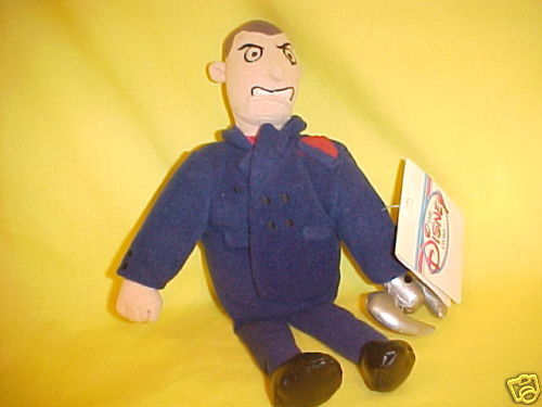   Disney CLAW SCOLEX Bean Bag INSPECTOR GADGET Movie Plush Doll Beanbag