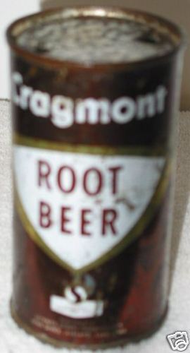 CRAGMONT ROOT BEER STEEL SODA CAN 12oz Safeway Oak.,CA  