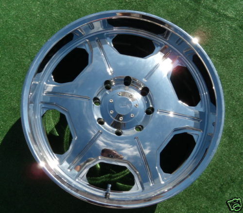 Forge Tec FT24 Chrome 22 inch Wheel Hummer H2 Forgetec Rim MC2