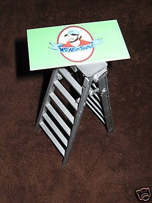 WWE WRESTLING 7 INCH SILVER LADDER FOR FIGURES NEW